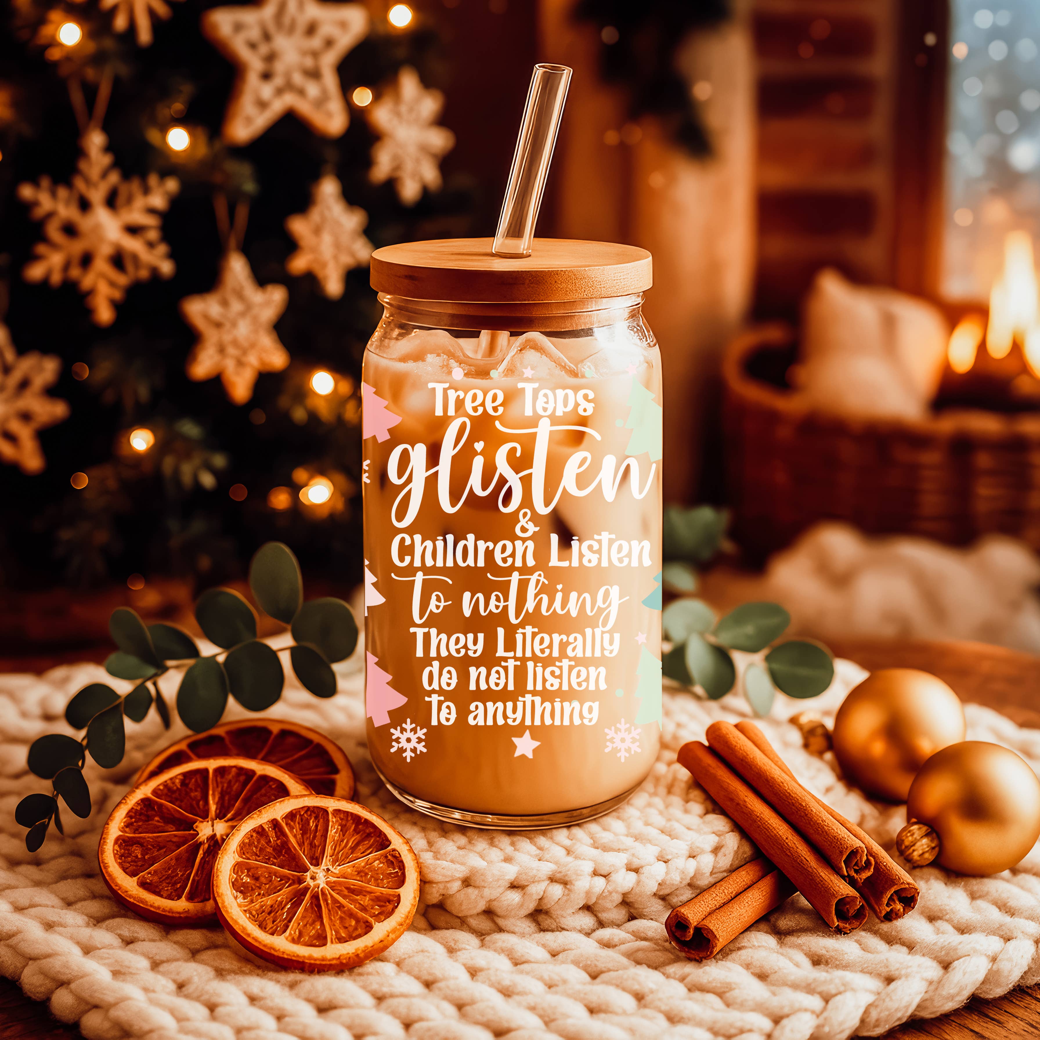 Gia Roma - Vente Gourde/bouteille isotherme - Verres en verre et cadeaux de cuisine de Noël Candy Cane52