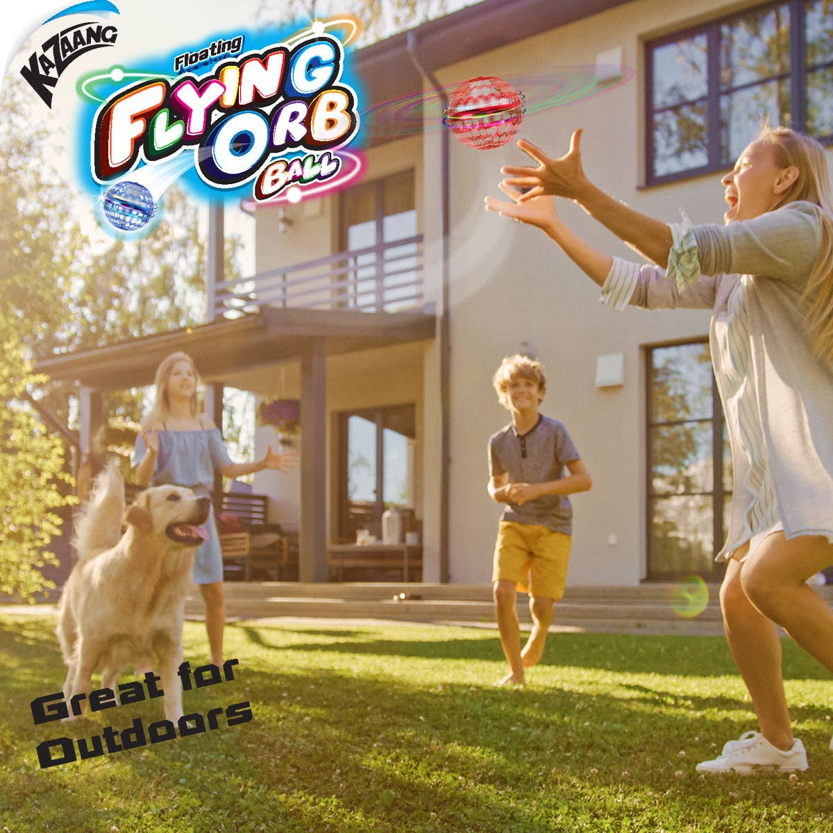 BMS Brands North America - Wholesale Light-Up Toy - Kids & Baby - Floating Flying Orb Ball - Red5