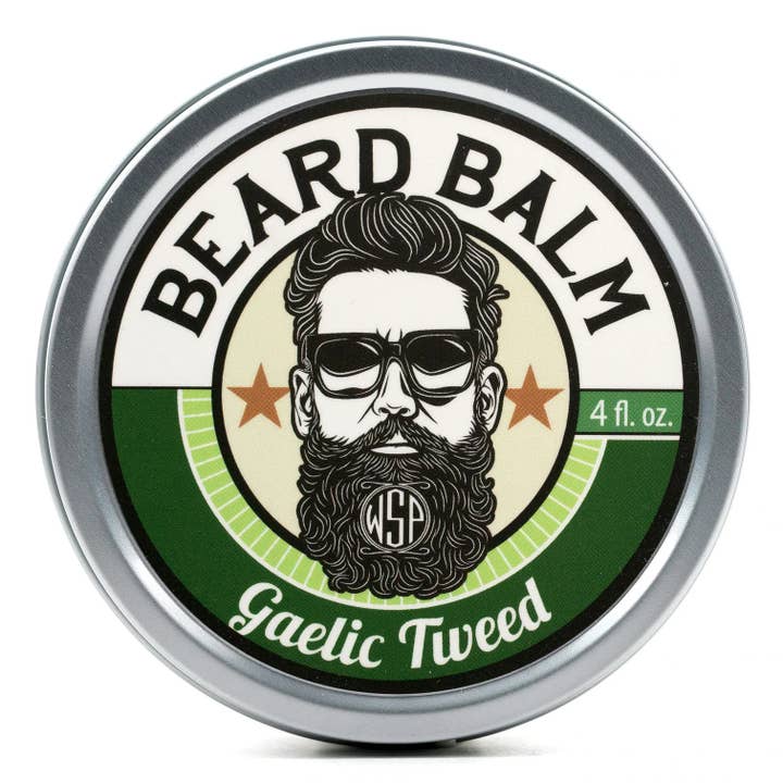 Wet Shaving Products - Wholesale Beard Styling Product - 4oz Beard Balm - Gaelic Tweed