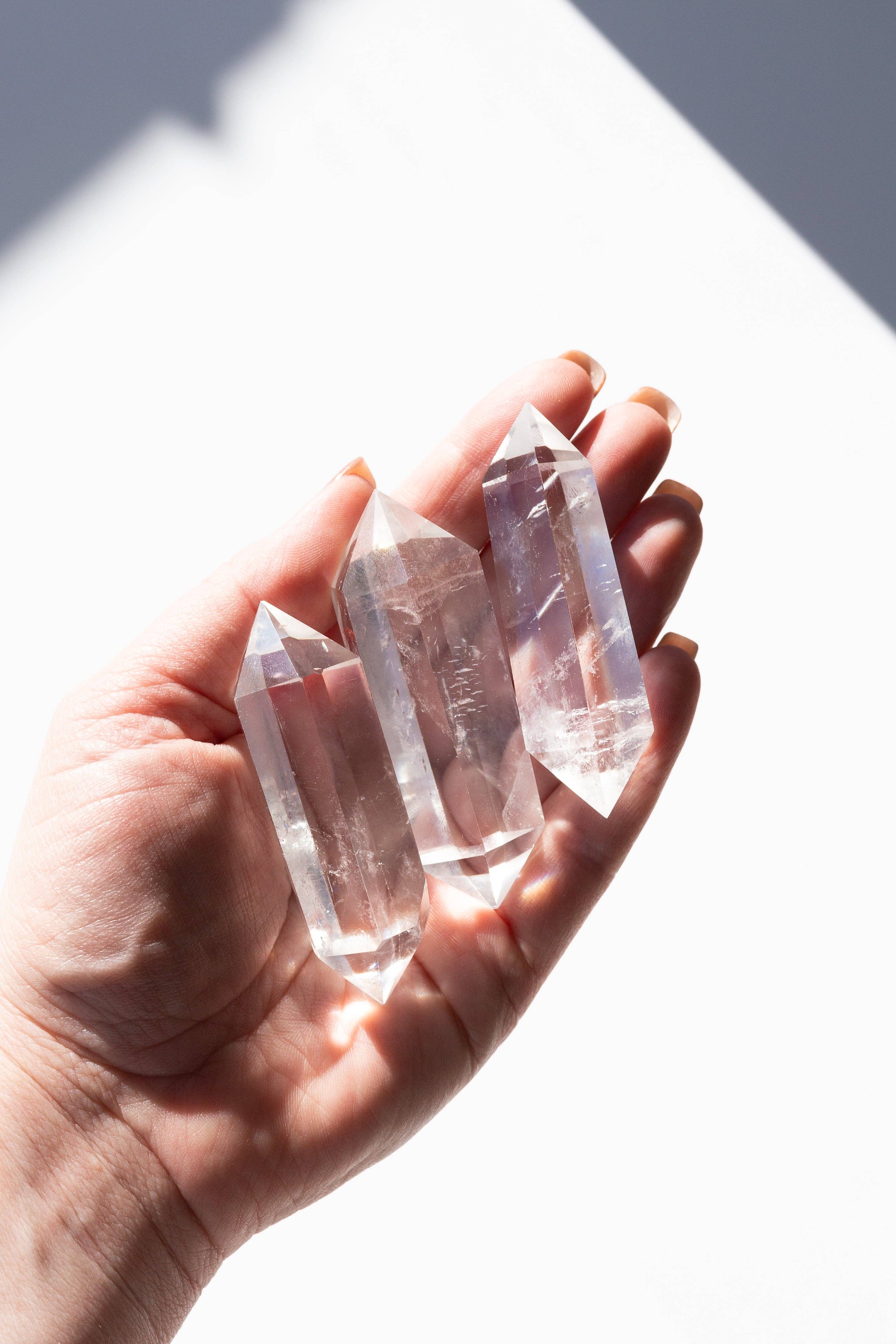 Apothecary Co. - Wholesale Spiritual Stone/Crystal - Clear Quartz Crystal Double Points1