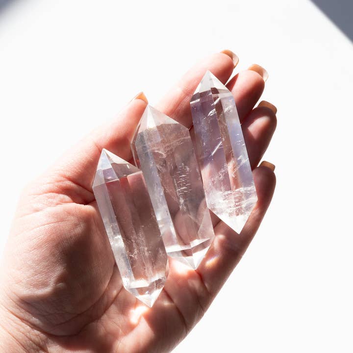 Apothecary Co. - Wholesale Spiritual stone/crystal - Clear Quartz Crystal Double Points1