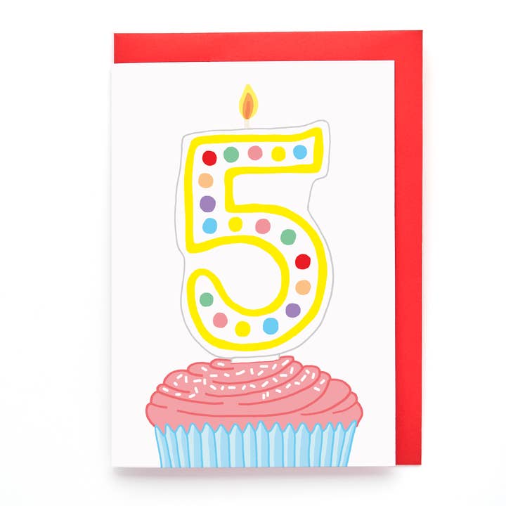 5th Birthday Greeting Card | Kids Birthday Card for wholesale by You've Got Pen On Your Face
