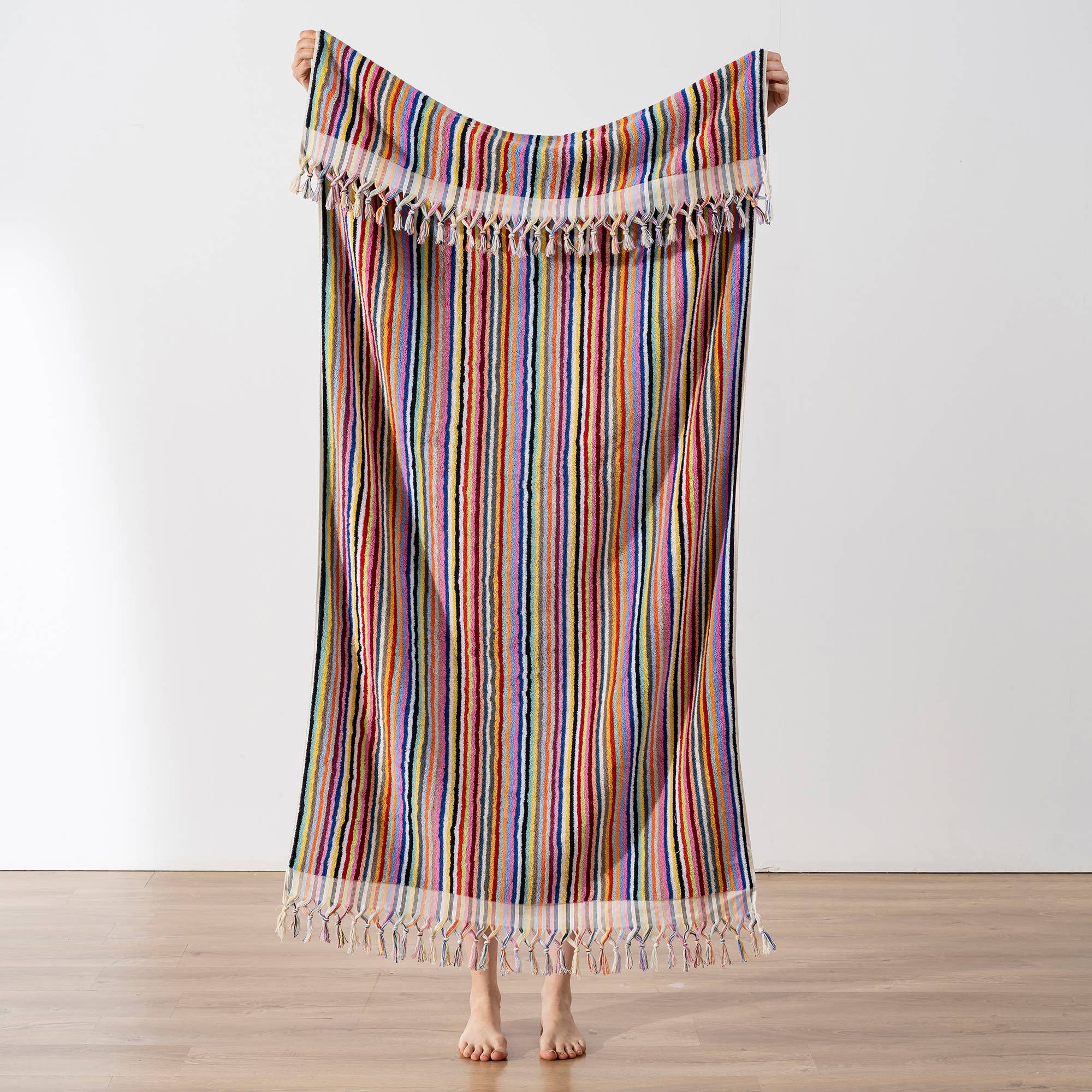 Kikoya - Wholesale Bath Towel - Stripe Handloom Bath Turkish Towels Vintage Bohemian Look31