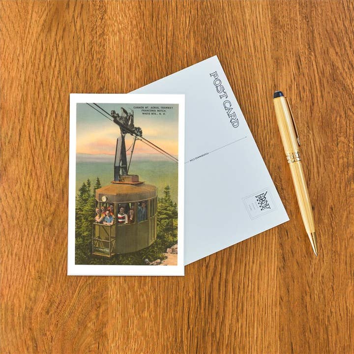 Found Image Press - Wholesale Postcard - Postcard NH-215 Aerial Tramway, Franconia Notch1