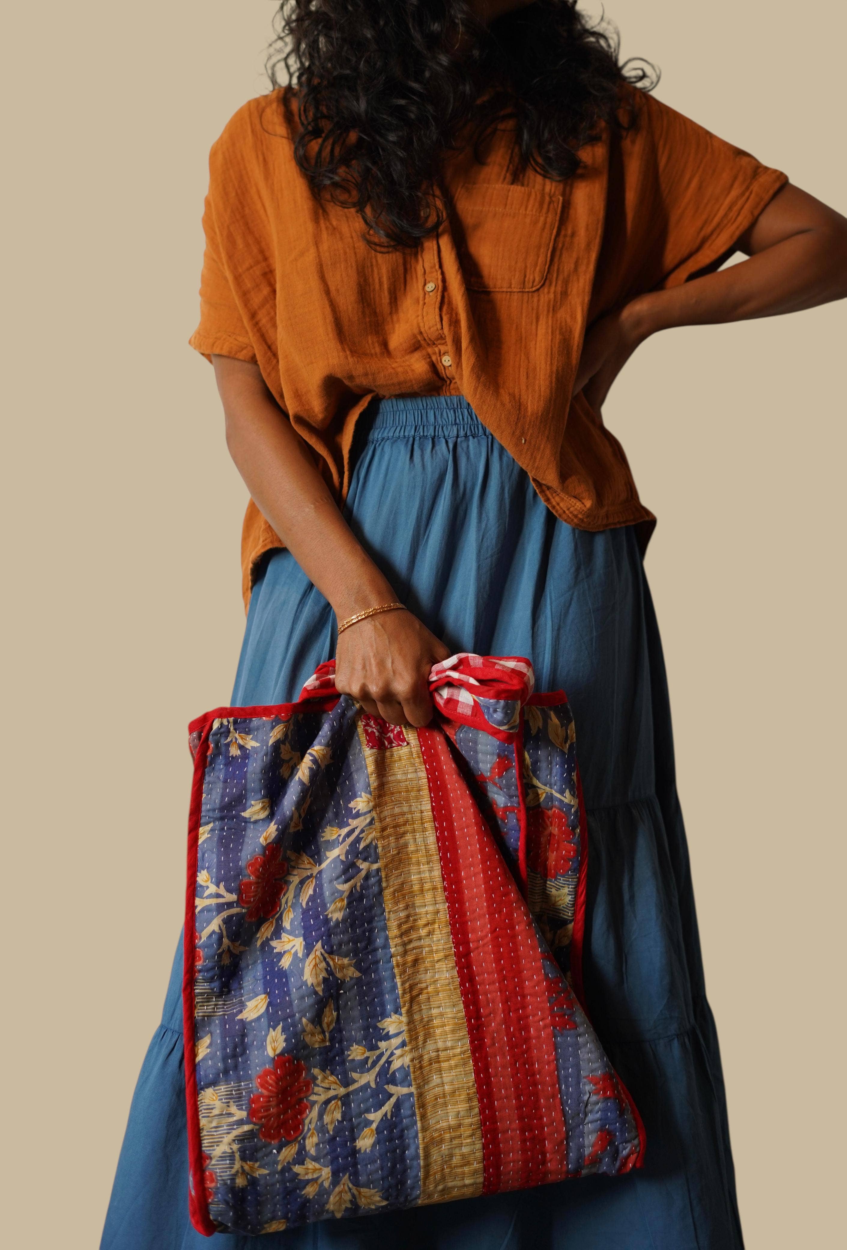 Annahmol - Wholesale Tote Bag - Women's - Vintage Textile one of a kind Cotton Totes8