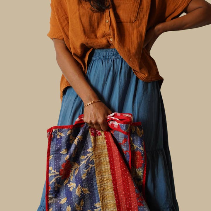 Annahmol - Wholesale Tote Bag - Women's - Vintage Textile one of a kind Cotton Totes8