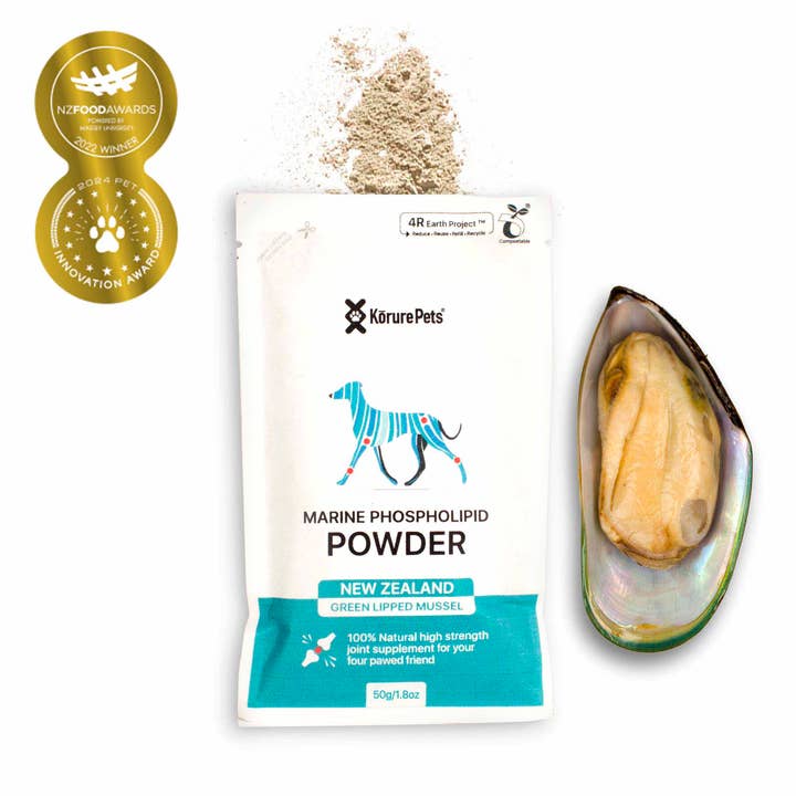 Kōrure Pets - Wholesale Pet supplement – Dog - Dog NZ Green Lipped Mussel Powder