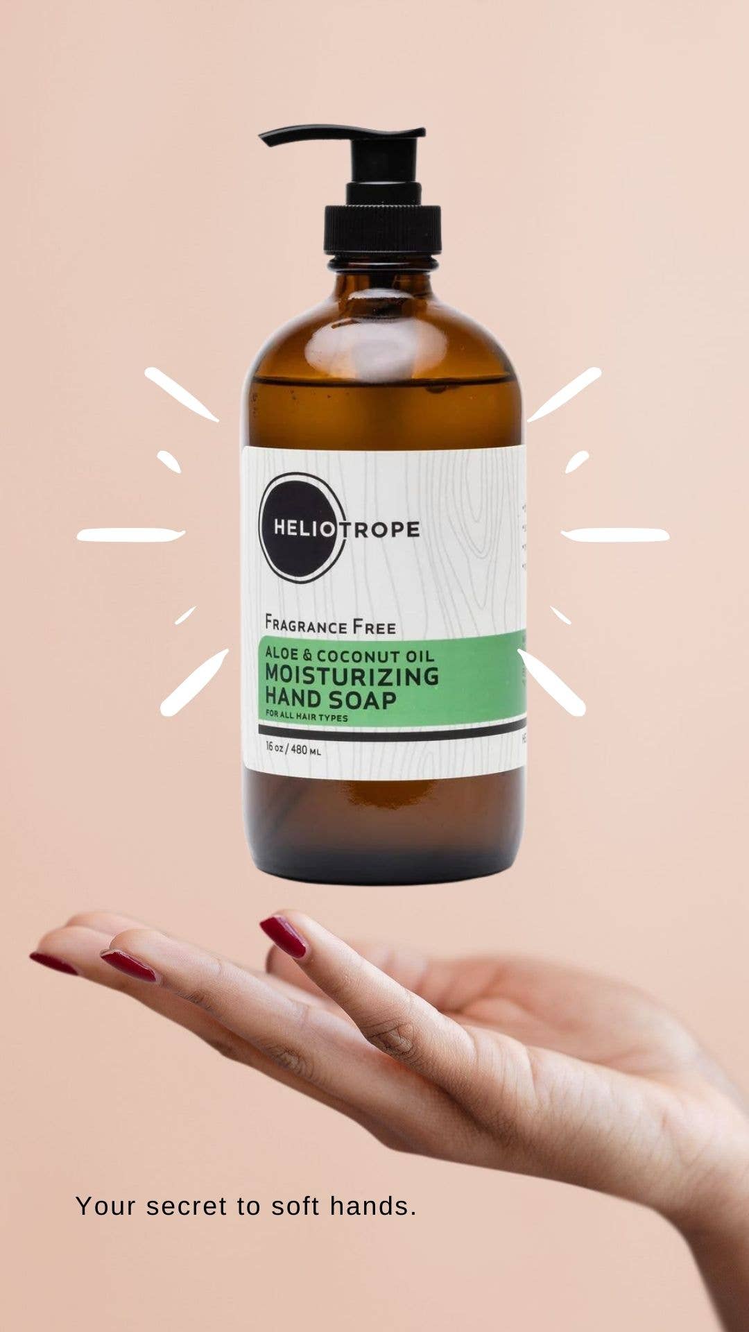 Heliotrope - Wholesale Hand Soap/Wash - Aloe & Coconut Oil Moisturizing Hand Soap in BULK1