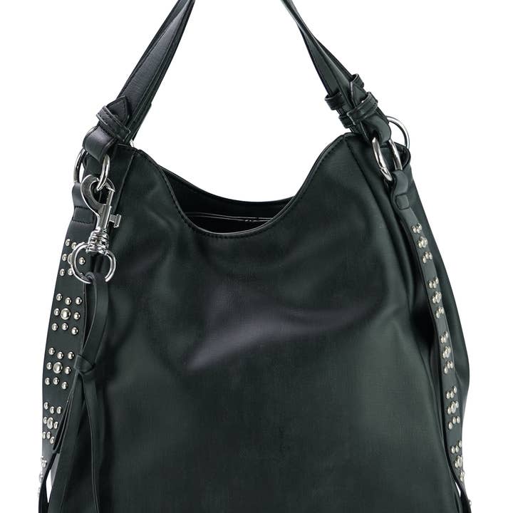 HJS - Vente Sac porté épaule – femme - Sac à main « BAKERSFIELD » avec 3 compartiments principaux7