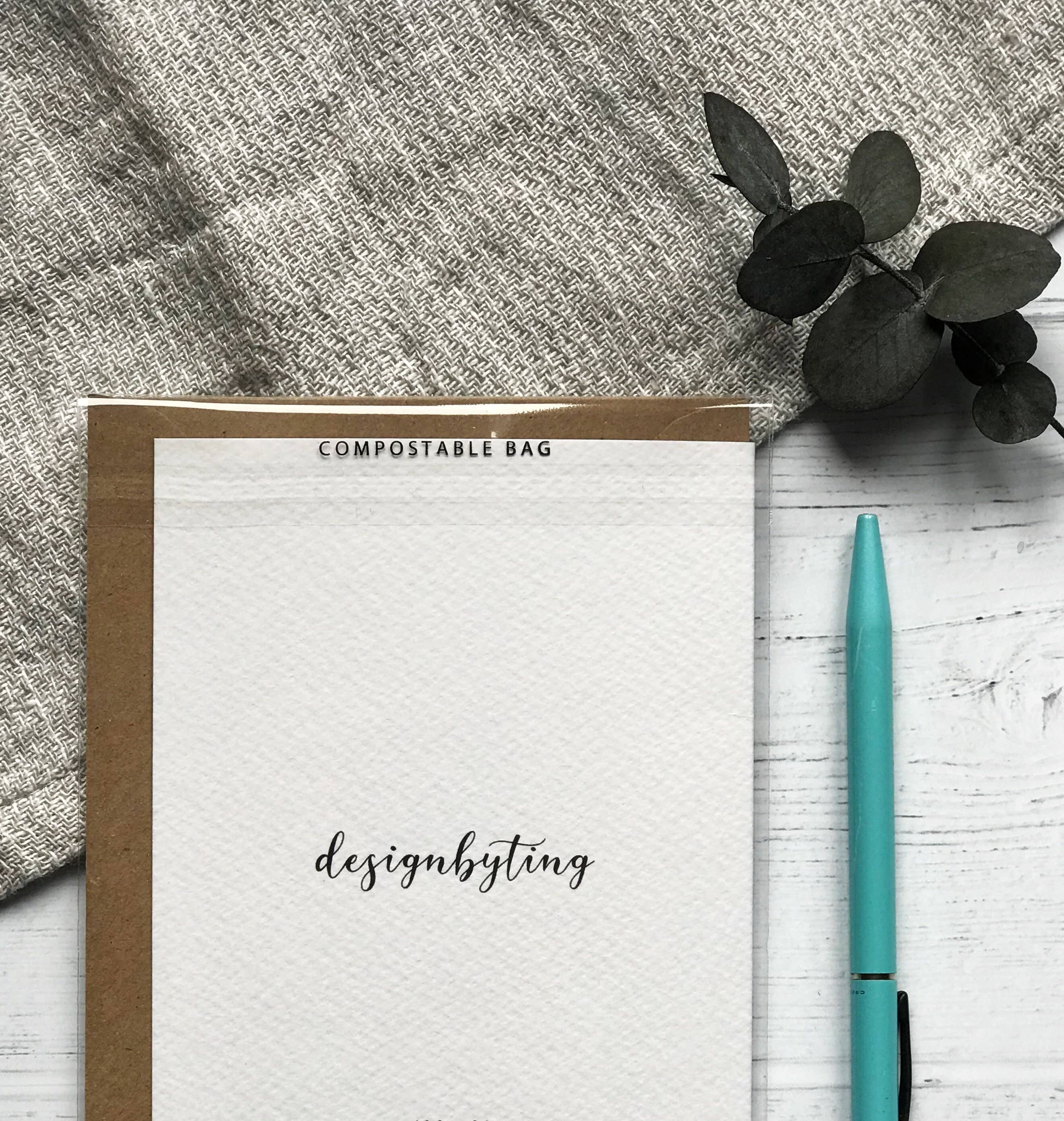 Designbyting – Engroshandel Fødselsdagskort – Konvolut af blomsterkort - Fødselsdag - Bryllup - Alle lejligheder4