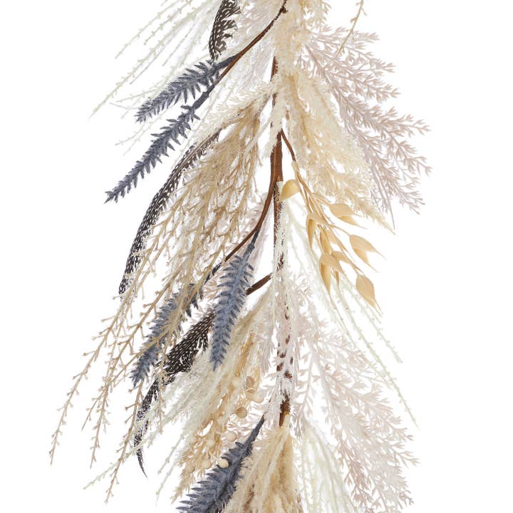 Seasonal LLC - Wholesale Bunting/Garland - Fall Fields Bouquet with Feather and Pampas 6ft Garland4