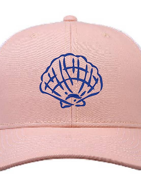 Shell Trucker Cap / Flødeis Pink & Hvid / Kyst for engroshandel hos Salt & Sand