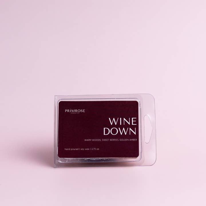 Primrose Candle Company - Wholesale Wax Melt - WINE DOWN WAX MELT
