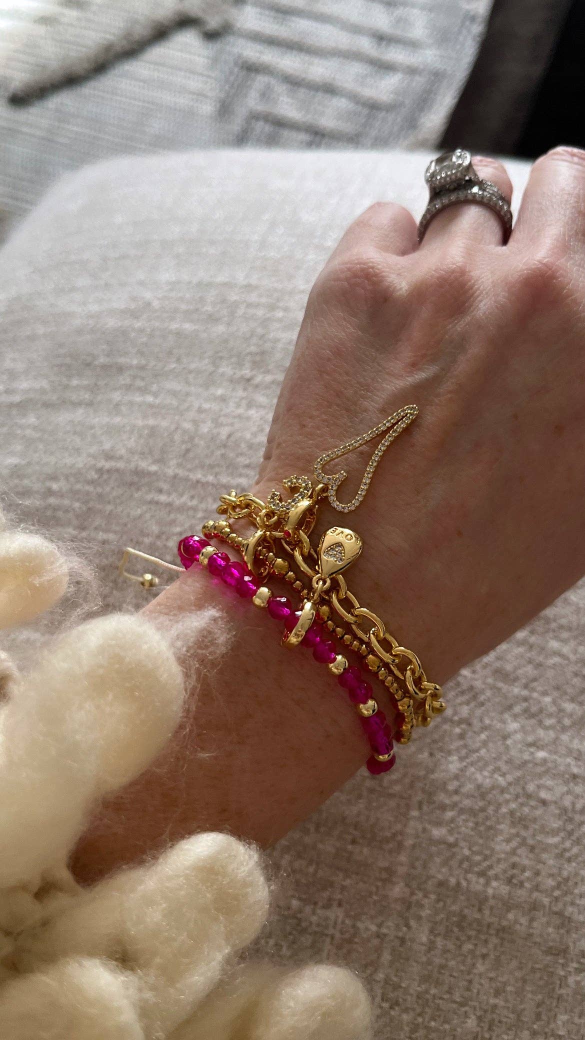 Curated By Suarez - Wholesale Beaded Bracelet - Classic Multi Mixed Beaded Waterproof Non-Tarnish Bracelets19