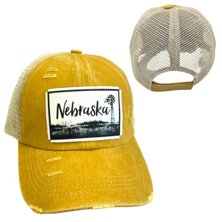 dkhandmade - Wholesale Ponytail Cap - Women's - NEBRASKA WINDMILL HATS7