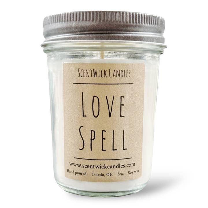 Love Spell Candle for wholesale by ScentWick Candles