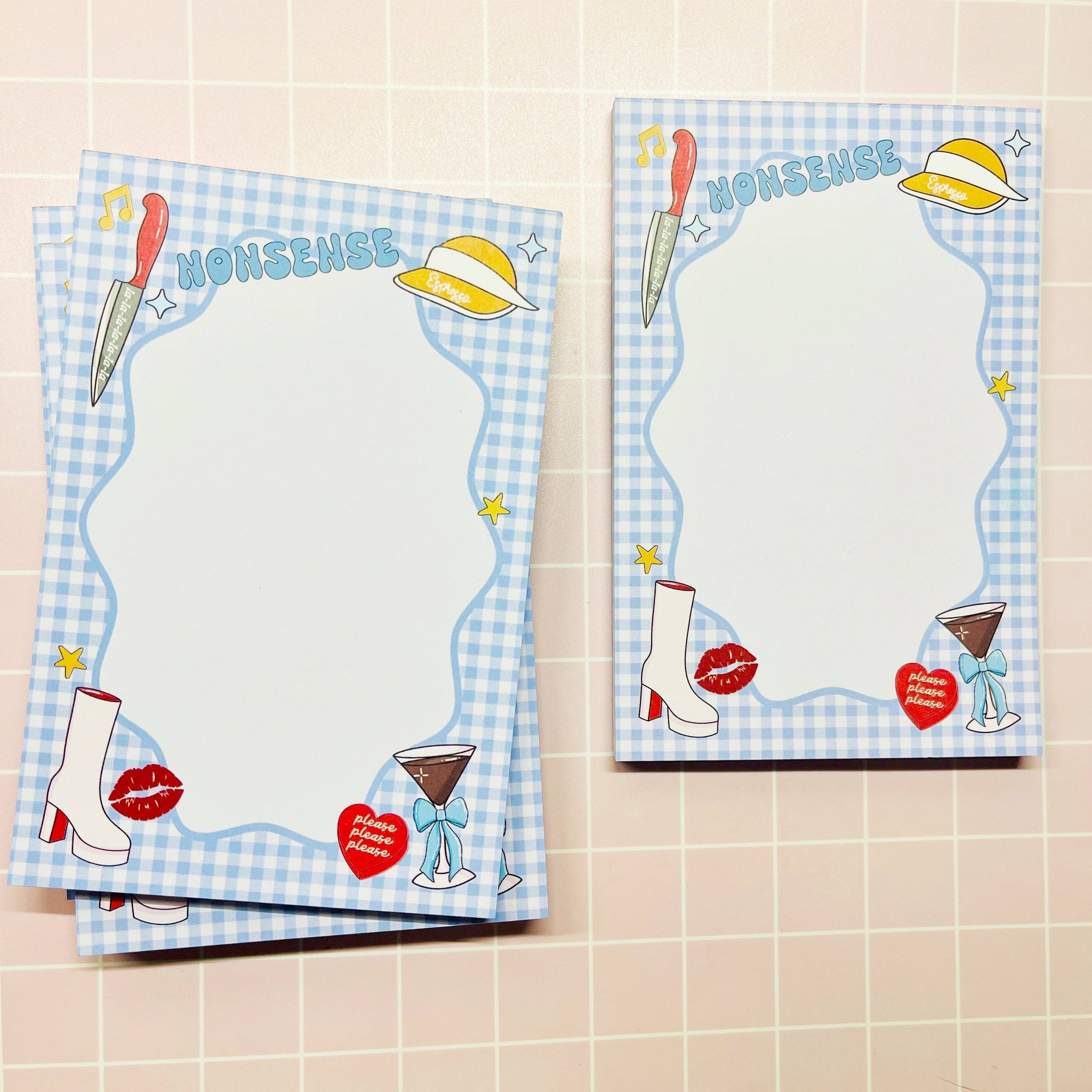 Sonny Rising – Engroshandel Notesblok – 4x6 Notepad, Nonsens Sabrina Ikoner1