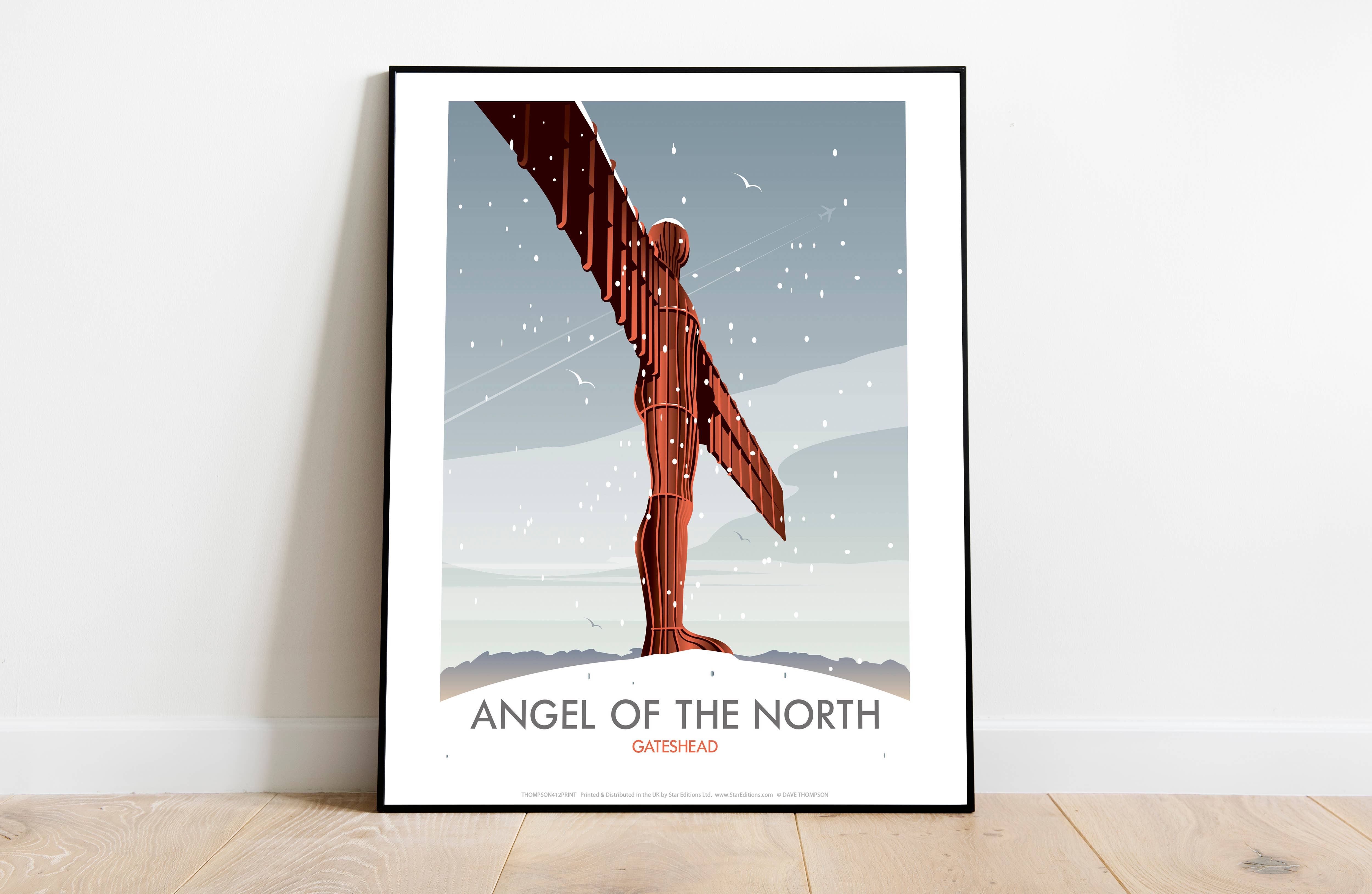 Star Editions – wholesale Art print – Angel Of The North By Artist Dave Thompson - Art Print1
