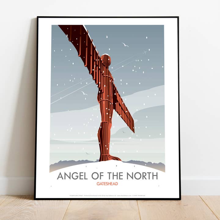 Star Editions – wholesale Art print – Angel Of The North By Artist Dave Thompson - Art Print1