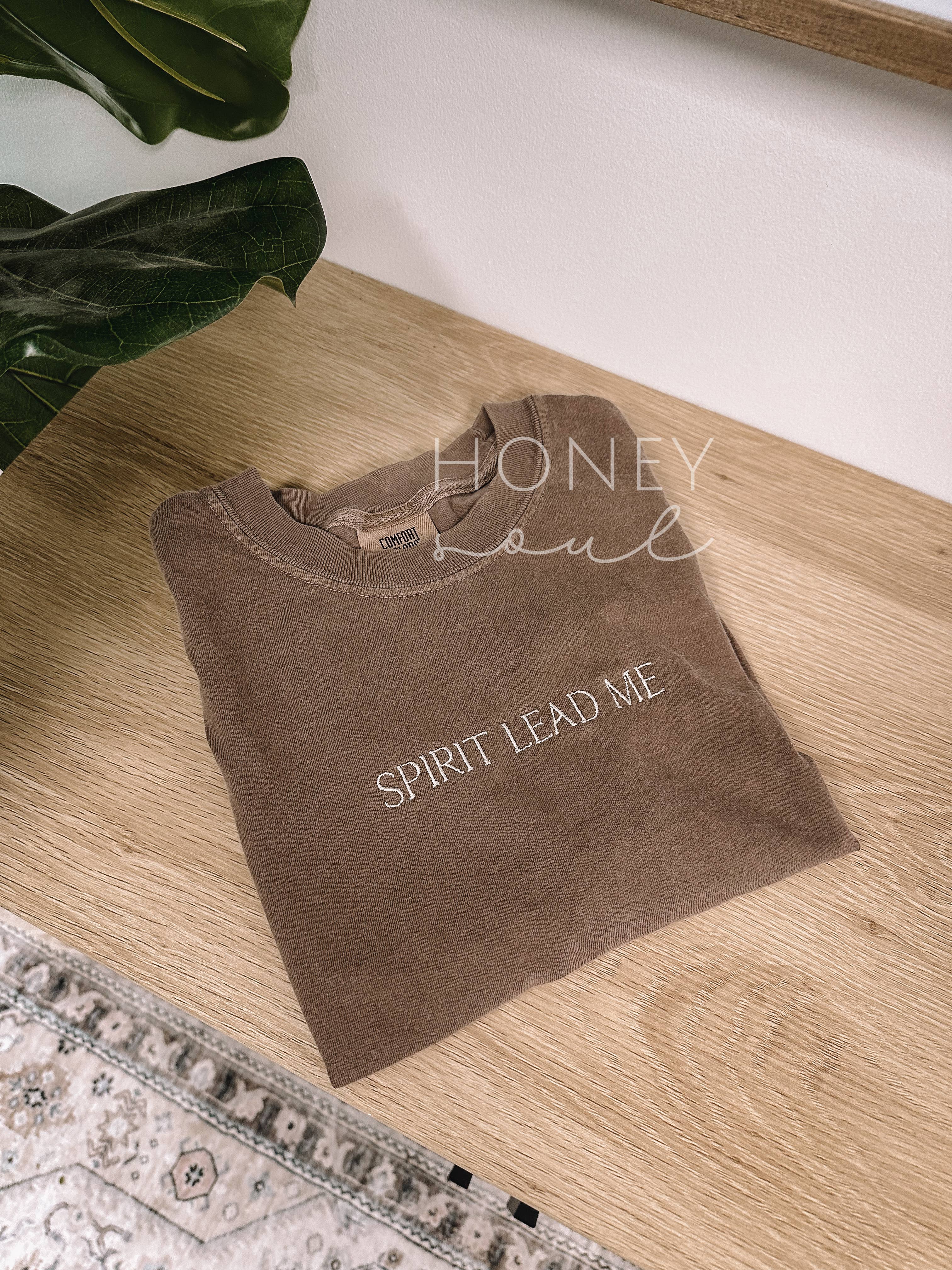 Honey Soul LLC - Wholesale T-Shirt - Women's - Embroidered Spirit Lead Me Tee4