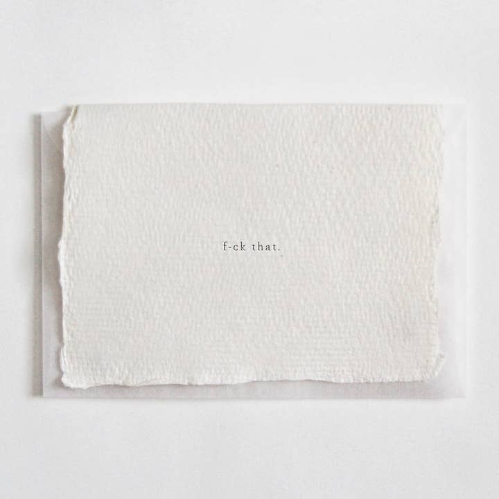 F-ck Esa minitarjeta para venta al por mayor de Belinda Love Lee Paperie