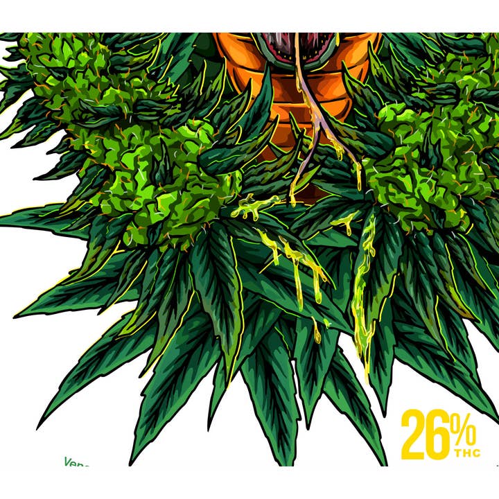 StonerDays Apparel - Wholesale Screen Printed T-Shirt - Men's - Venom OG White Tee6