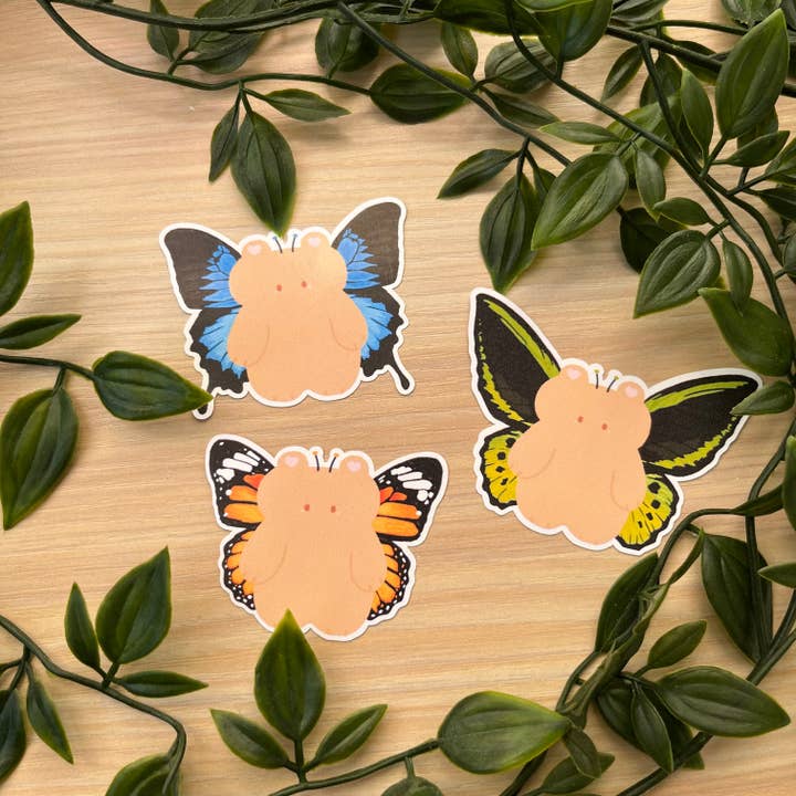 Des bébés papillons ! Des autocollants découpés ! pour la vente par Forestpals