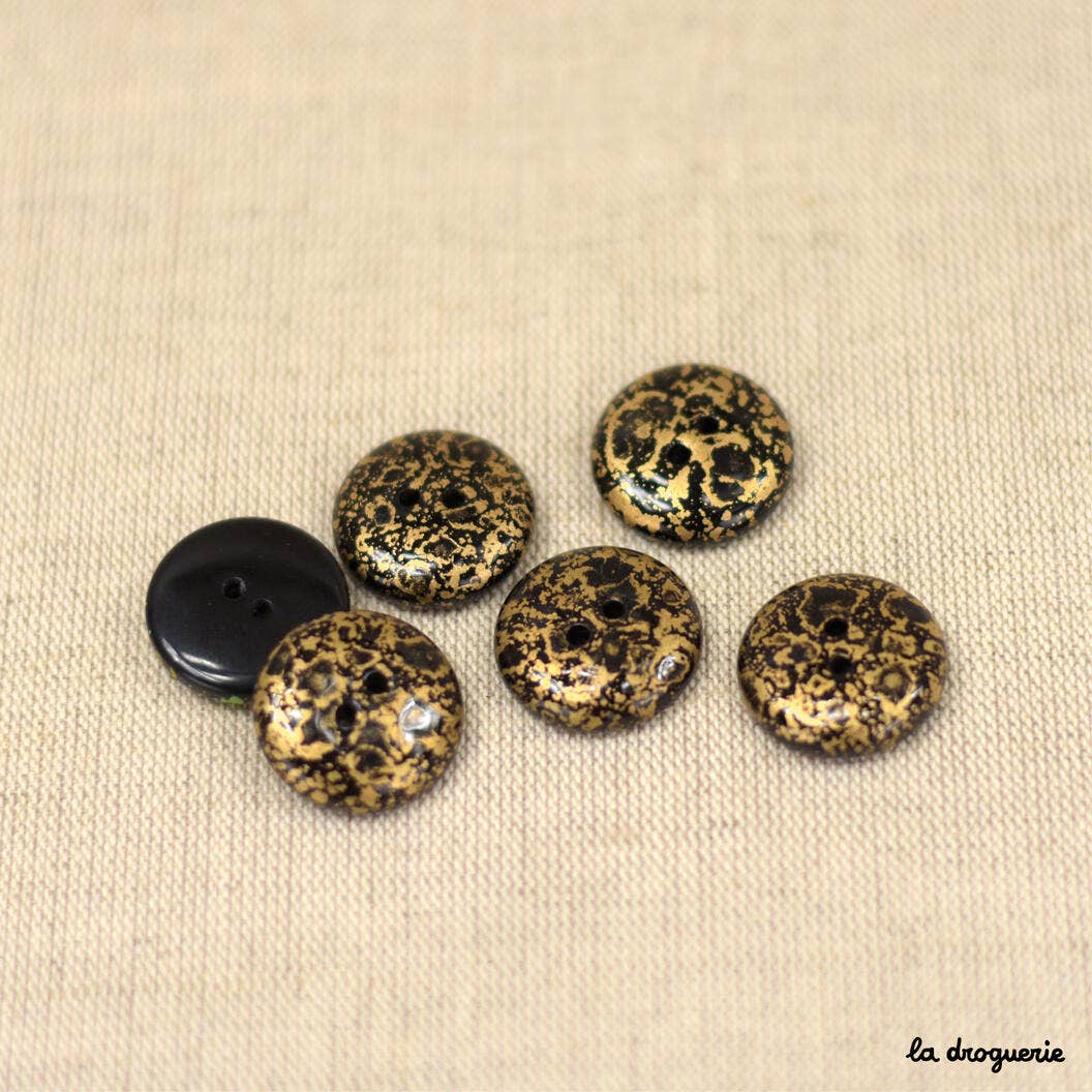 LA DROGUERIE - Wholesale Sewing Button/Snap - Soufrière Button 22 mm1