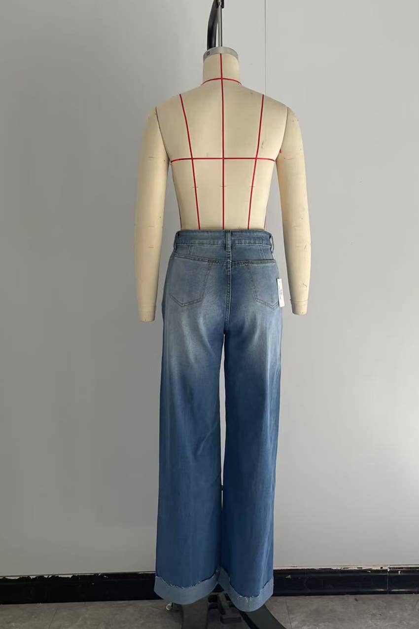 Hope & Sunshine - Vente Jean – femme - Jean décontracté à jambe droite extensible2