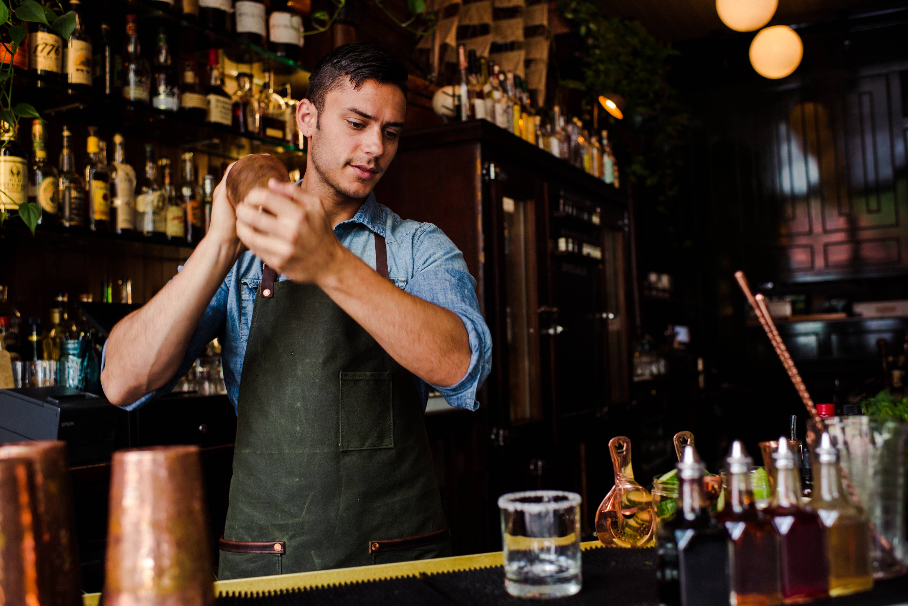 Hardmill – Engroshandel Forklæde – Hardmill voksbehandlet lærredsforklæde til industrielt brug5