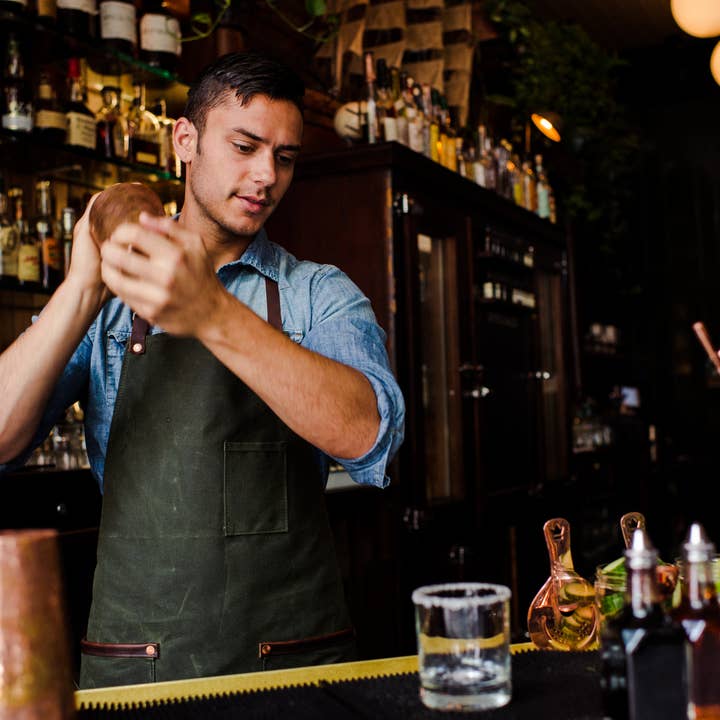 Hardmill – Engroshandel Forklæde – Hardmill voksbehandlet lærredsforklæde til industrielt brug5