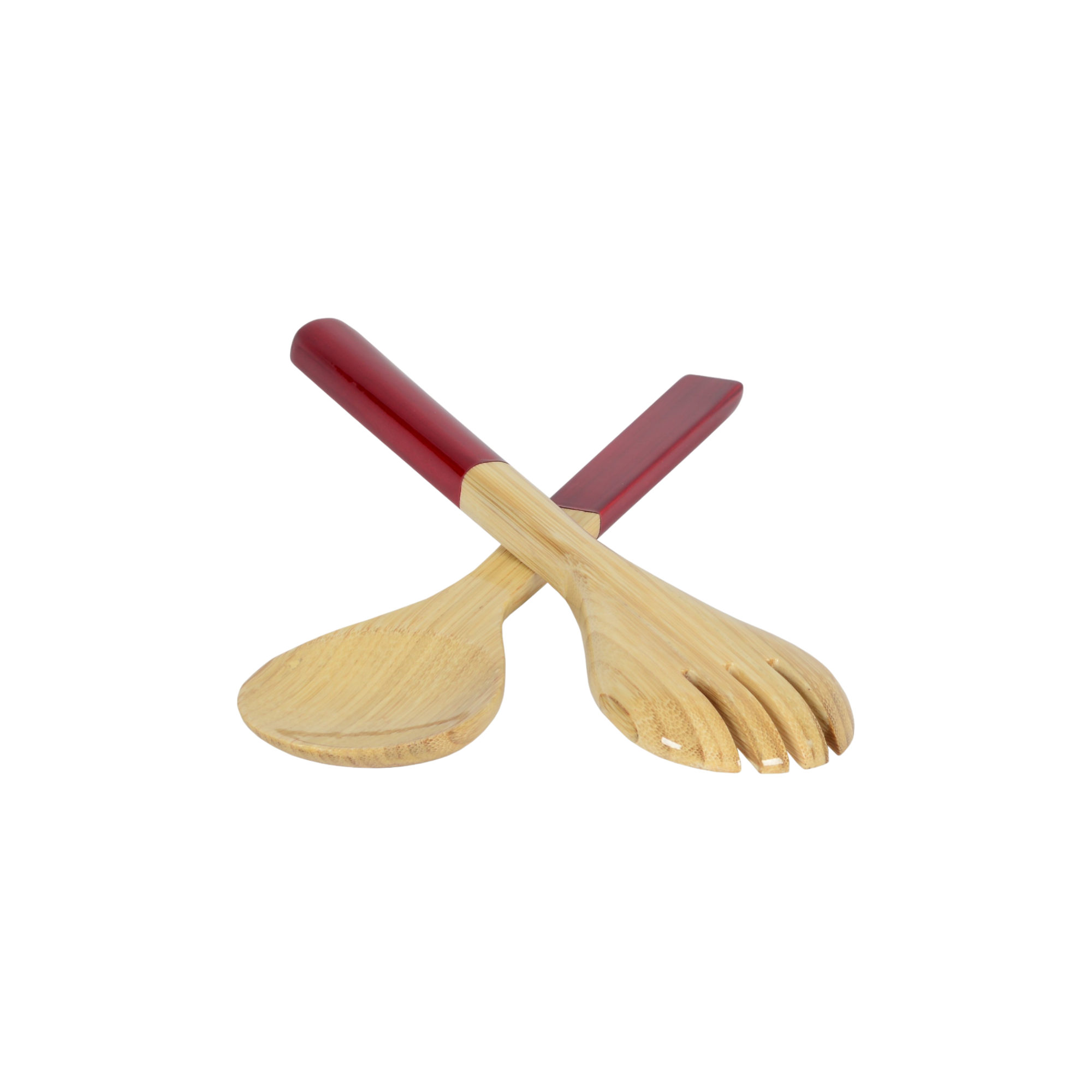 albert L. (punkt) Inc. - Wholesale Serving Utensil - Small Bamboo Server Set4