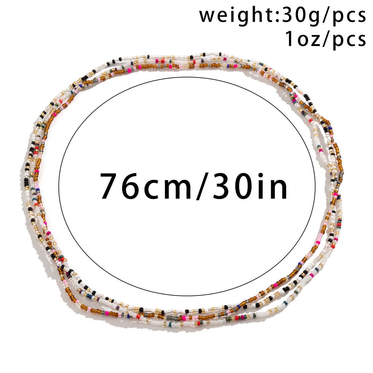 Dipped Shop - Wholesale Face/Body Chain - Bead Sexy Layered Waist Chain DPJYD136