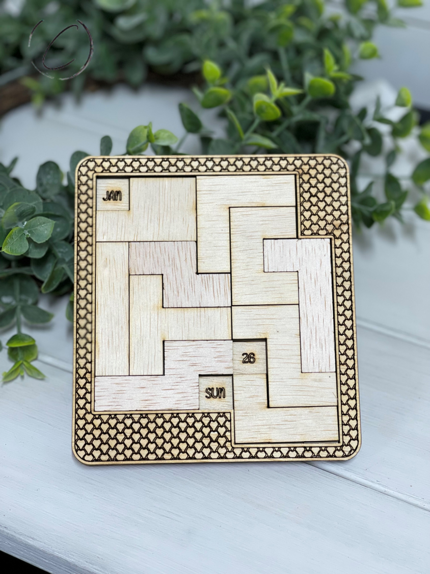 CMD Wholesale - Wholesale Puzzle - Adult - Wood Daily Calendar Puzzle1