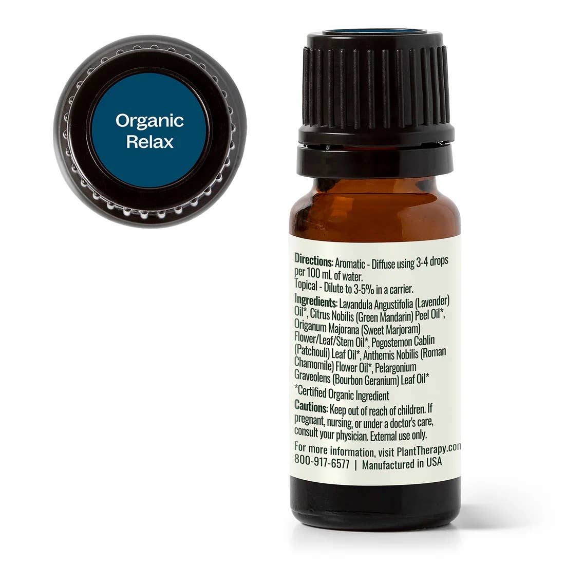 Plant Therapy - Wholesale Essential Oil - Organic Relax Essential Oil Blend 10 mL9