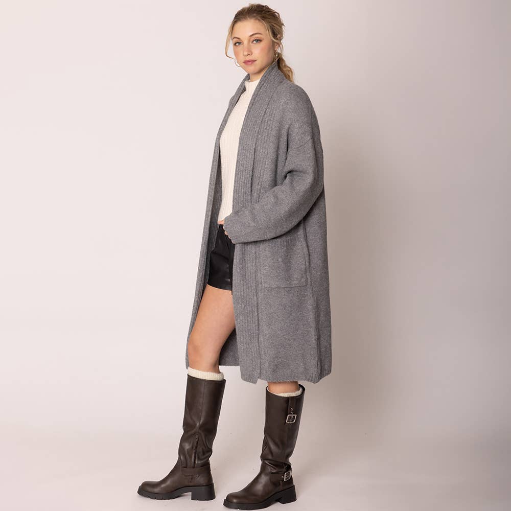 Sensibling Corp. - Venta al por mayor Cárdigan - Mujer - Cárdigan con cuello de chal
5