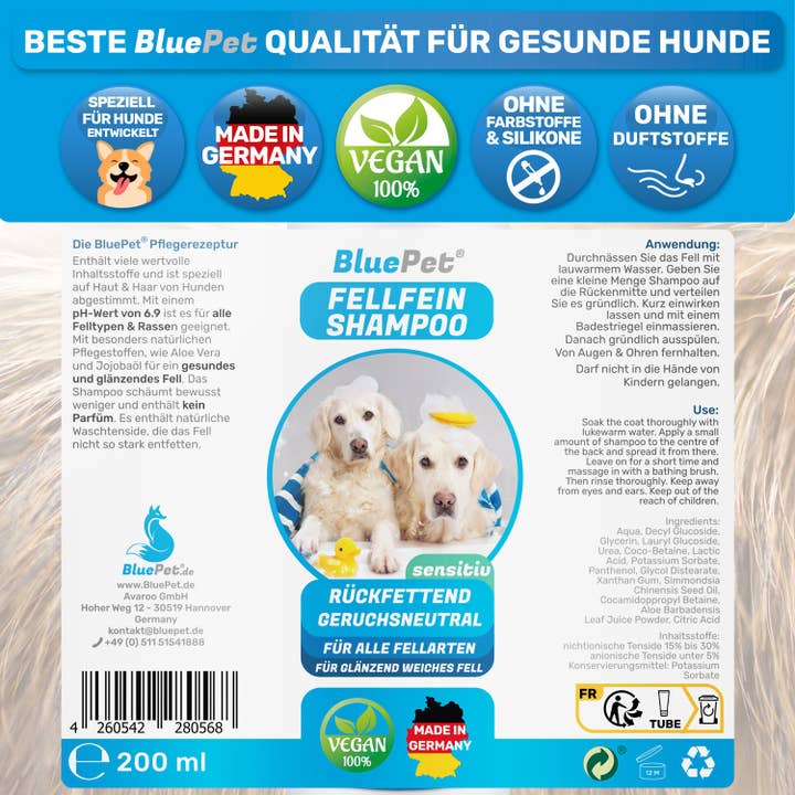 BluePet - Wholesale Pet Shampoo - Dog - Dog Shampoo Tester 8ml (a regular wash)7
