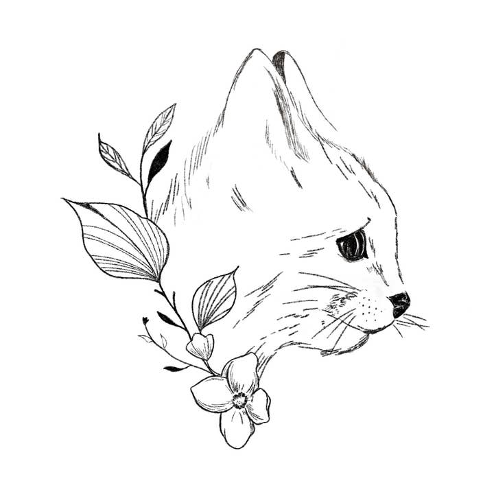 Le chat floral x5 for wholesale by Sioou