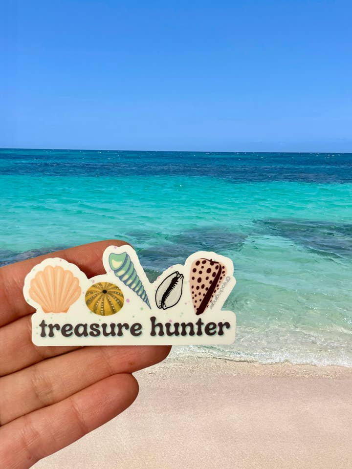 Treasure Hunter Sticker for wholesale by jack & ginger