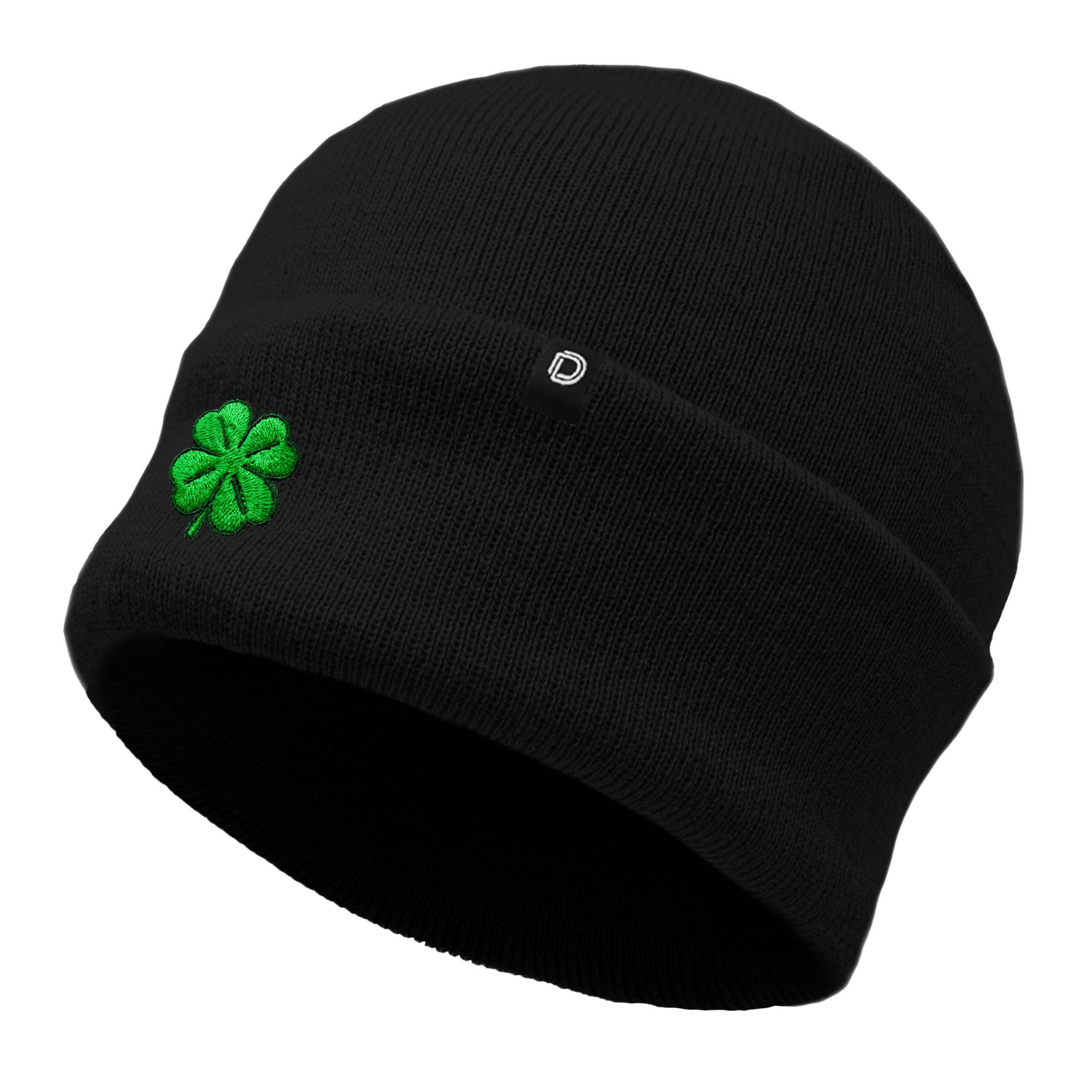 Dalix - Wholesale Beanie - Women's - Dalix Embroidered Clover Beanie Cap Cuffed Knit Hat Women9