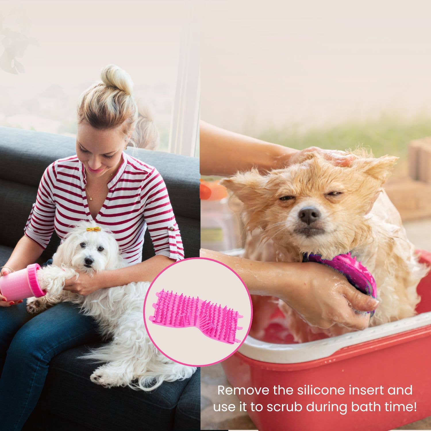 Pet N Pet - Vendita all'ingrosso Strumento per la toelettatura del pelo - Cani - Pulitore per Zampe Cane con Setole in Silicone6