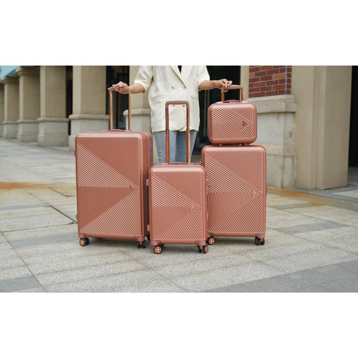 MKF Collection – wholesale Luggage – MKF Collection Felicity Luggage Set by Mia K- 4-piece set3