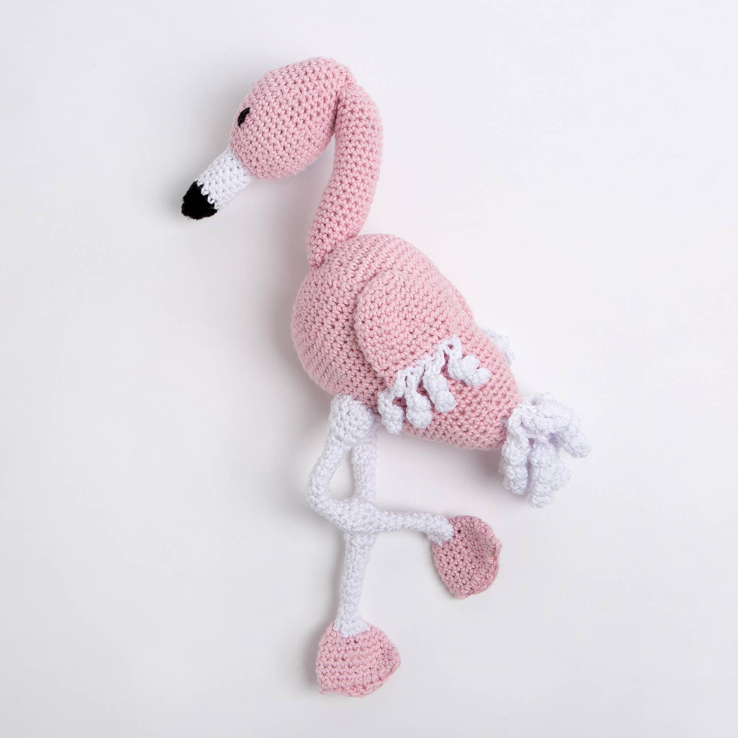 Wool Couture Company – wholesale Knitting/Crochet Supplies – Freya The Flamingo Easy Cotton Crochet Kit2