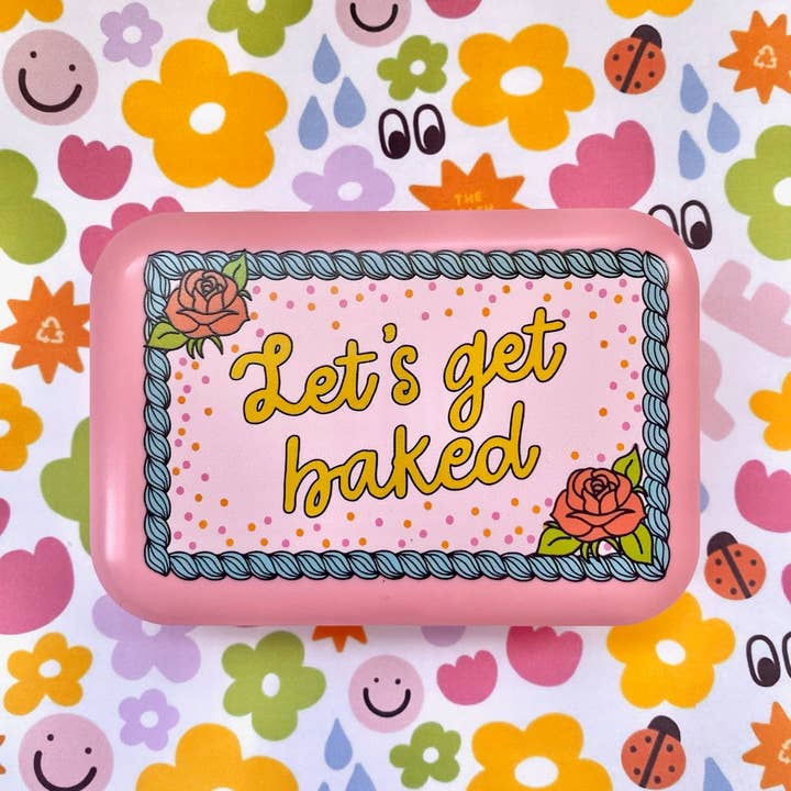 The Peach Fuzz - Wholesale Decorative Box - Let's Get Baked Stash Box