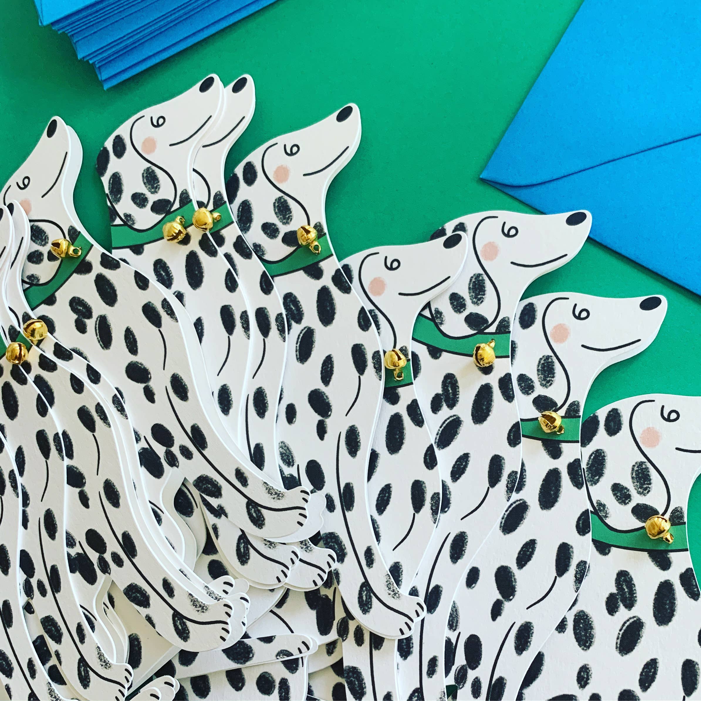 Kitty Kenda Papergoods - Wholesale Everyday Greeting Card - Sitting Dalmatian Shaped Greeting Card2