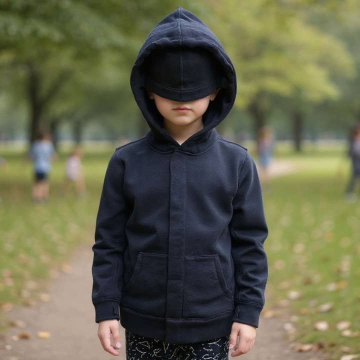 Sense-ational You - Wholesale Hoodie - Kids - QuietSense Sound Reducing Sensory Hoodie1
