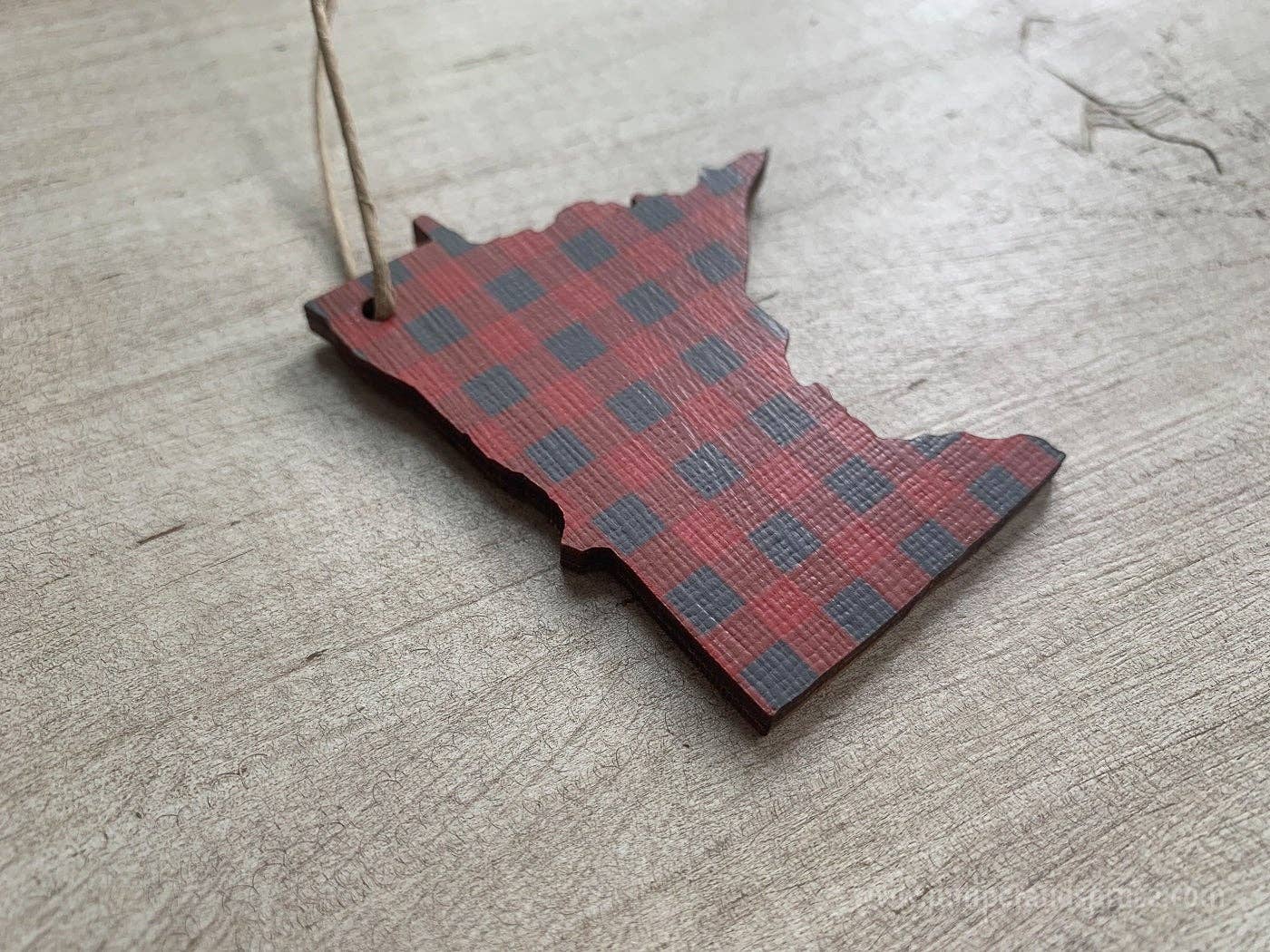 Juniper & Spruce - Wholesale Ornament - Minnesota Buffalo Plaid Ornament6