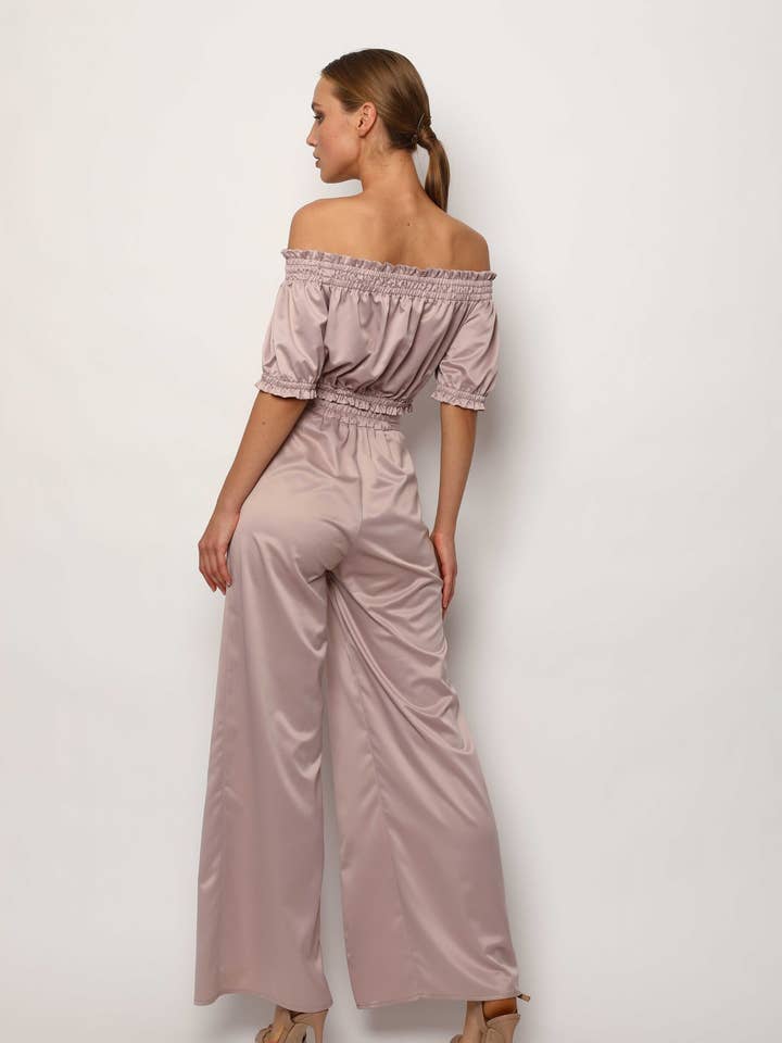 Cappuccino Schritt Hosen für den Großhandel von La Musa