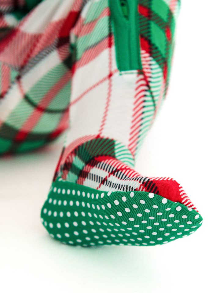 White SoftSnooze™ Baby Boys Cotton Modal Dashing Dreams Plaid Footed One Piece Pajama
for wholesale on Faire2