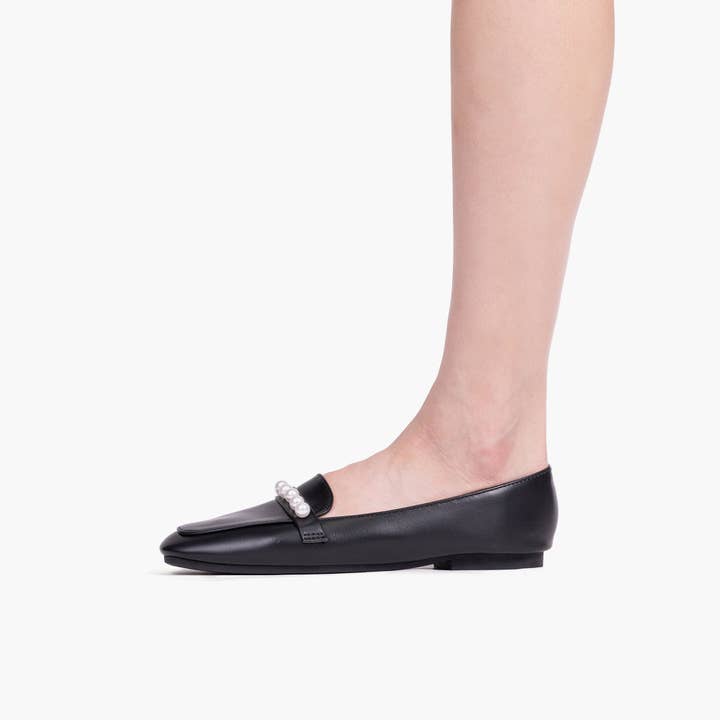 Like Dreams - Venta al por mayor Mocasines - Mujer - Mocasines de Mujer a la Moda de PU con Perlas para Caminar Todo el Año4